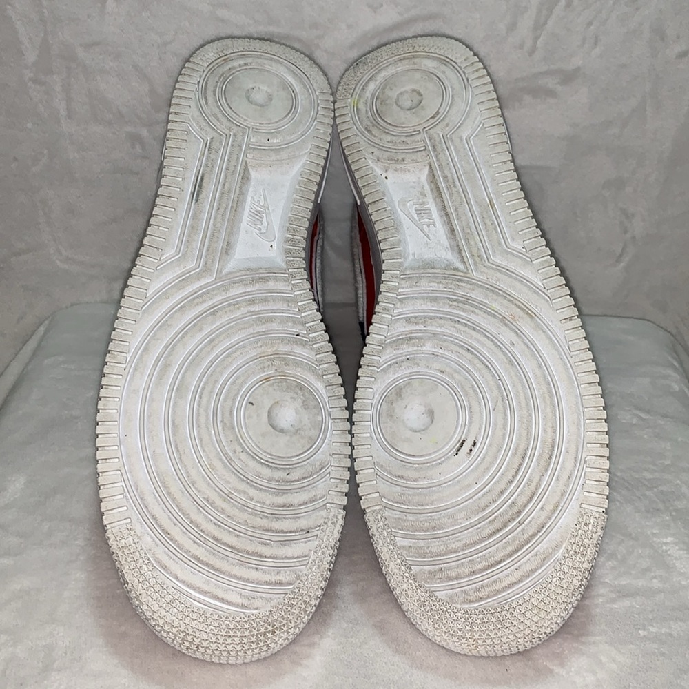 Nike Air Force 1 High 3D Chenille Swoosh Red White Blue men’s size 11 *RARE* - Picture 7 of 7